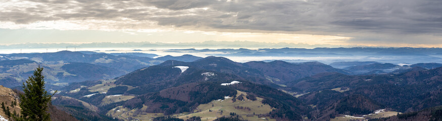Obraz premium Belchen der schönste Berg im Schwarzwald