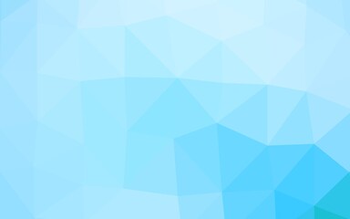 Obraz premium Light BLUE vector abstract polygonal cover.
