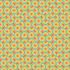 Abstract Geometric Pattern generative computational art illustration