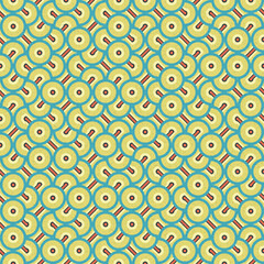 Abstract Geometric Pattern generative computational art illustration