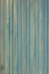 Blue wooden background made of design boards.