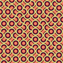 Fototapeta premium Abstract Geometric Pattern generative computational art illustration