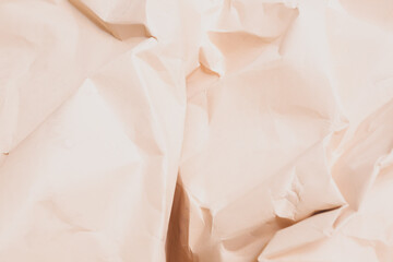 orange creased crumpled paper background grunge texture backdrop