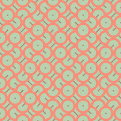 Abstract Geometric Pattern generative computational art illustration