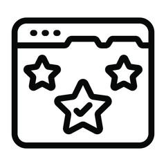 
Web position, website ranking solid icon
