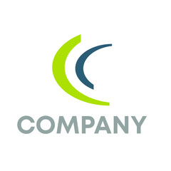 Modern creative CC Logo Design and template	