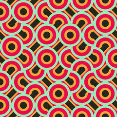 Abstract Geometric Pattern generative computational art illustration