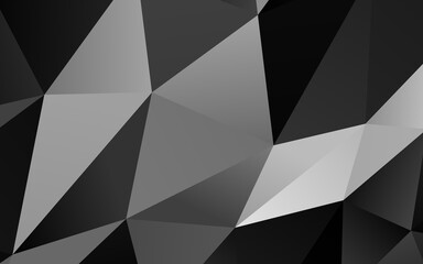 Obraz premium Light Silver, Gray vector polygonal template.