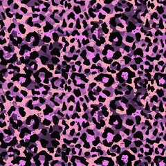 Full seamless leopard cheetah animal skin pattern. Design for textile fabric printing. Suitable for fashion use.