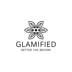 Leaf Glamified Logo