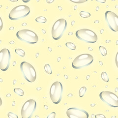 Full Seamless Drop Pattern Vector Soft Colors. Fashion Textile Fabric Print Background Design.