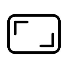 aspect ratio camera icon vector illustration