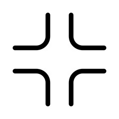 normal screen mode icon vector illustration