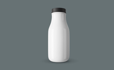 Plastic bottle mockup design