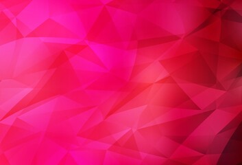 Obraz premium Light Red vector abstract mosaic pattern.