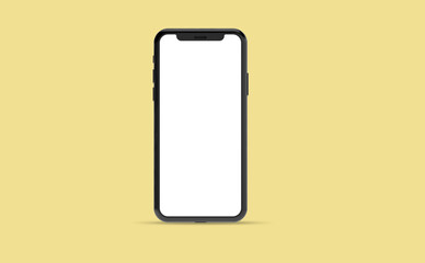 mobile phone mockup design 3d rendering