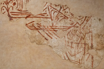 boats, around the year 1300, lime mortar and inert load, Plaza de la Lonja, Palma, Mallorca,...