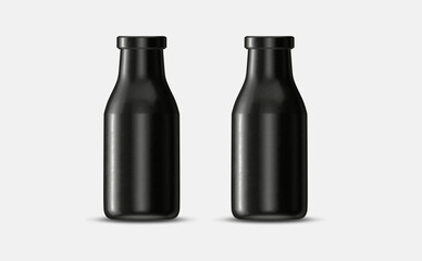 Small Plastic bottle Mockup design 3d rendering