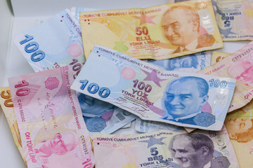 euro banknotes and coins