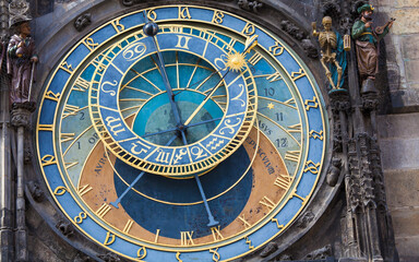 Fototapeta na wymiar Nice the Prague astronomical clock