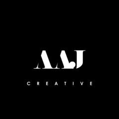 AAJ Letter Initial Logo Design Template Vector Illustration