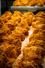 cooling the sobrasada, traditional slaughter of the Mallorcan black pig, Mallorca, Balearic Islands, Spain