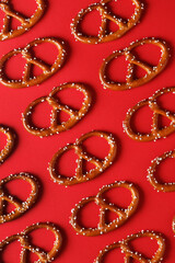 Red background with traditional German background