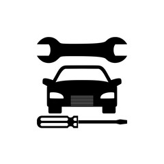 Car repair icon isolated on white background