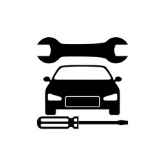 Car repair icon isolated on white background