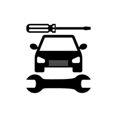 Car repair icon isolated on white background