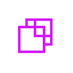 abstract square logo