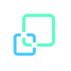 abstract square logo