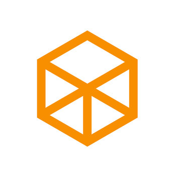 abstract hexagon Logo Design 