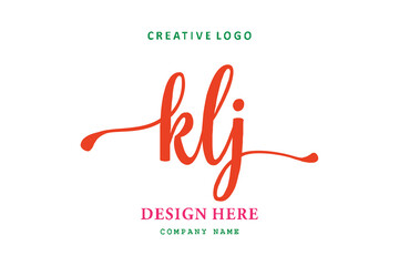 KLJ lettering logo is simple, easy to understand and authoritative