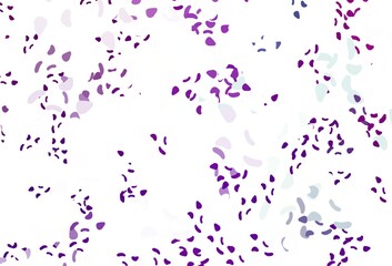 Light purple vector texture with random forms.