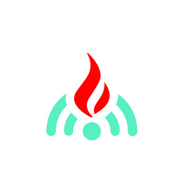 Alarm Fire Logo Design 
