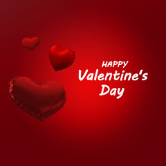 Valentine’s Day Mockup Design 3d rendering