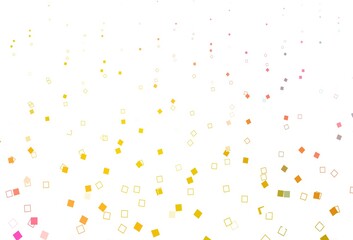 Light Pink, Yellow vector template with square style.