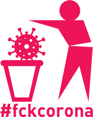 #fckcorona Wegwerfen Müll