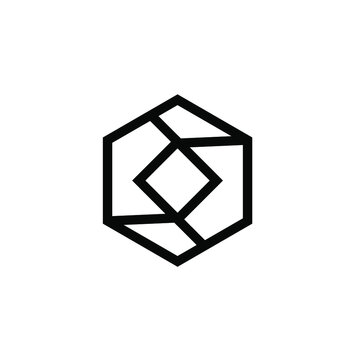 abstract stone logo