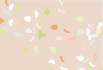 Light Green, Red vector template with memphis shapes.