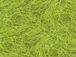 草模様の背景　くすみ黄緑