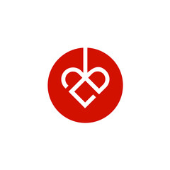 Obraz premium Heart Logo Design 