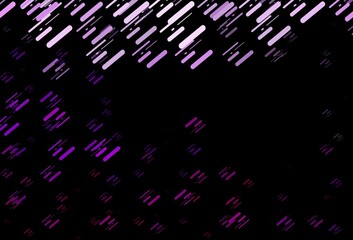 Dark Purple vector pattern with narrow lines.
