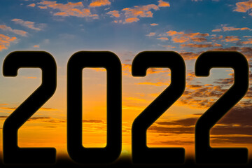 2022 sur coucher de soleil  