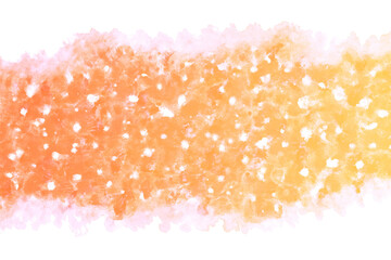 オレンジ アブストラクト 春 水彩 背景