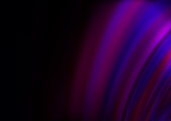 Dark Purple vector pattern with bent ribbons.