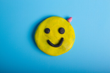 Fototapeta premium Smiley with acne