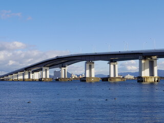 滋賀県大津市琵琶湖大橋