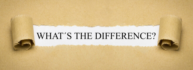 What´s the difference?